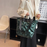 Waterproof Large Capacity Tote Bag for Women, Winter Handbag