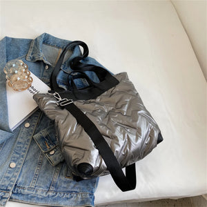 Waterproof Large Capacity Tote Bag for Women, Winter Handbag