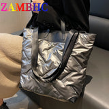 Waterproof Large Capacity Tote Bag for Women, Winter Handbag