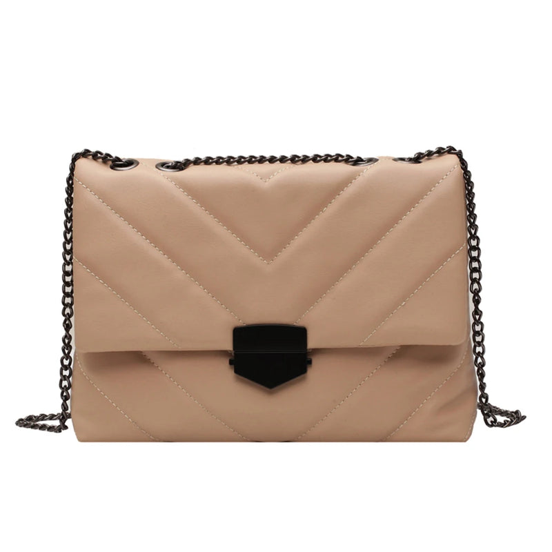 Casual Large Capacity Totes PU leather Women Handbag Flap Shoulder Crossbody Bag