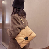 Casual Large Capacity Totes PU leather Women Handbag Flap Shoulder Crossbody Bag