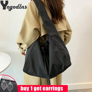 Large Capacity Waterproof Nylon Hobo Bags for Women