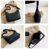 Soft Pu Leather Large Shoulder Bag for Women Crossbody Tote