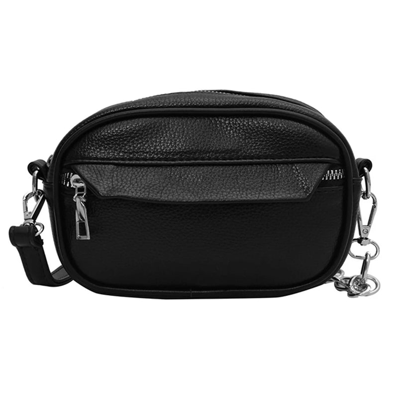 Casual Leather Crossbody Bag Small Square Purse Women Shoulder Bag