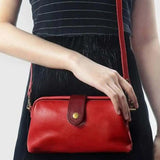 Casual Leather Shoulder Bags Doctor Bag Clutch