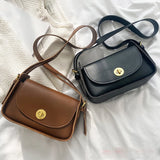 Casual Leather Women Flap Handbags Underarm Bag Girls Crossbody Handbag