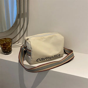 Casual Letter Pillow Bag Crossbody and Shoulder Bag Wallet Solid School Bag