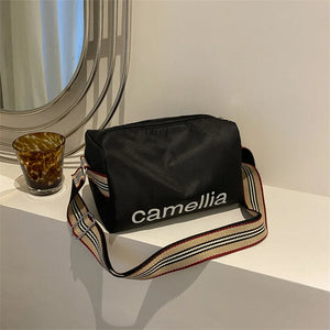 Casual Letter Pillow Bag Crossbody and Shoulder Bag Wallet Solid School Bag