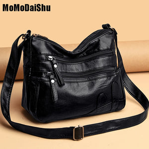 Casual PU Leather Women Shoulder Bags Handbags Women Crossbody Bags