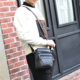 Men's PU Leather Shoulder Crossbody Bag