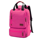 Waterproof 15.6 Inch Laptop Backpack Gray Anti-Theft School Bag