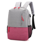 Casual Men Laptop Backpack USB Charging Anti Theft Women Man School Bags