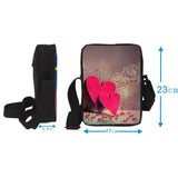 Animal Dinosaur Print Mini Messenger Bag Men's Shoulder Satchel