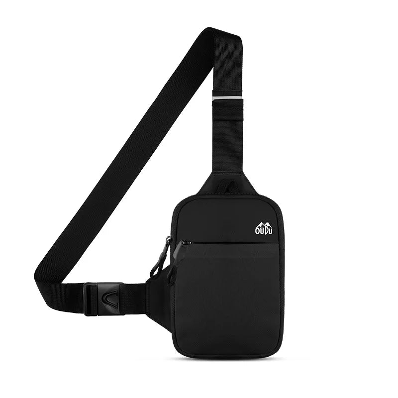 Men Shoulder Chest Bag Waterproof Outdoor Sport Running Cycling Belt Bag