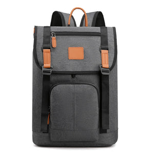 Casual Men's Backpack 15.6 inch Laptop Bag with USB Charging