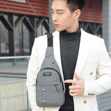 Men's Crossbody Chest Bag Lightweight Shoulder Sling DayPack