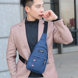 Men's Crossbody Chest Bag Lightweight Shoulder Sling DayPack