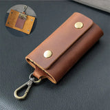 Men's Key Box Waist Hanging Key Holder Leather Pocket Key Holder Wallet