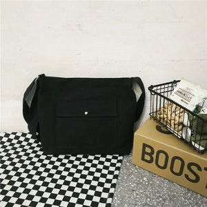 Retro Canvas Shoulder Bag for Men and Women