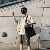 Retro Canvas Shoulder Bag for Men and Women