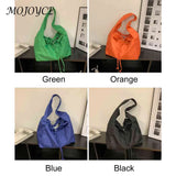 Casual Messenger Pouch Solid Shoulder Handbags Large Capacity