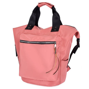 Nylon Backpack Women Large Capacity Travel Book Bags Girls Satchel Handbag