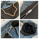 Nylon Chain Shoulder Bag Crossbody High Capacity Female Messenger Bag