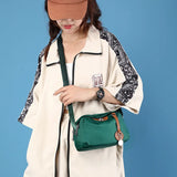 Casual Nylon Crossbody Bag for Women Lady Shoulder Bag Canvas Messenger Small Fe