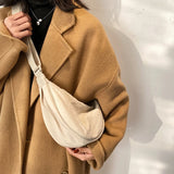 Nylon Crossbody Hobos Shoulder Bag for Women Large Capacity Tote Lady Shopper Ba