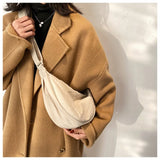 Casual Nylon Hobos Crossbody Bag for Women Large Capacity Tote