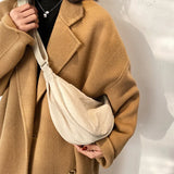 Casual Nylon Hobos Crossbody Bag Large Capacity Lady Tote