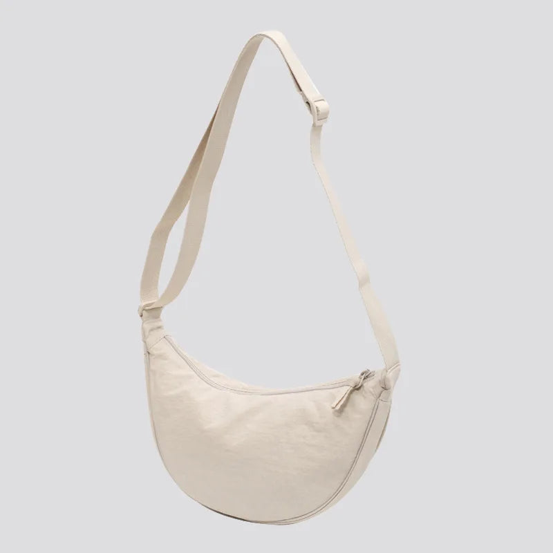 Nylon Hobo Crossbody Bag for Women Large Capacity Tote Lady Travel Shopper Bag