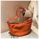 Casual Nylon Hobos Crossbody Bag Large Capacity Tote Lady Travel Shoulder Bag
