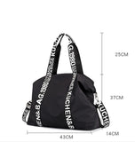 Casual Large Capacity Handbag Nylon Crossbody Shoulder Bag For Women