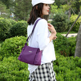 Casual Nylon Messenger Bags Women Large Capacity Travel Shoulder Pouch