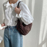 Nylon Shoulder Bag Women Handbag Quilted Totes Large Capacity
