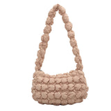 Nylon Quilted Crossbody Shoulder Bag for Women