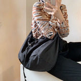 Casual Nylon Shoulder Bag Large Capacity Crossbody Tote Travel Handbag