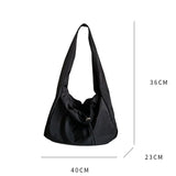 Casual Nylon Shoulder Bag Large Capacity Crossbody Tote Travel Handbag