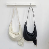 Casual Nylon Shoulder Bag Large Capacity Crossbody Handbag with Wallet
