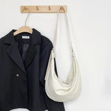 Casual Nylon Shoulder Bag Large Capacity Crossbody Handbag with Wallet