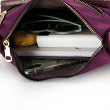 Nylon Crossbody Bag Waterproof Multi-layer Shoulder Bag