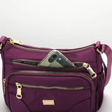 Nylon Crossbody Bag Waterproof Multi-layer Shoulder Bag