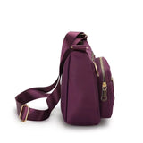 Nylon Crossbody Bag Waterproof Multi-layer Shoulder Bag