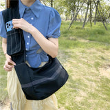 Women's Casual Nylon Shoulder Bag with Phone Bag
