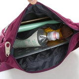 Casual Nylon Shoulder Bag Large Capacity Crossbody Waterproof Handbag