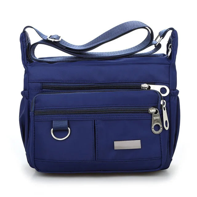 Casual Nylon Shoulder Bag Large Capacity Crossbody Waterproof Handbag