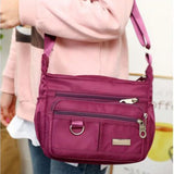 Casual Nylon Shoulder Bag Large Capacity Crossbody Waterproof Handbag