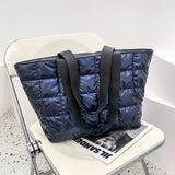 Nylon Space Padded Women Handbags Large Capacity Shoulder Totes