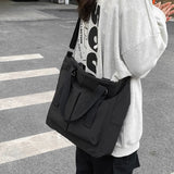 Nylon Tote Bag Waterproof ShoulderBag Large Capacity Handbag